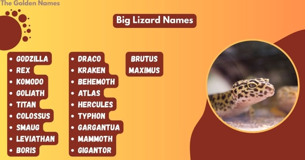 Big Lizard Names