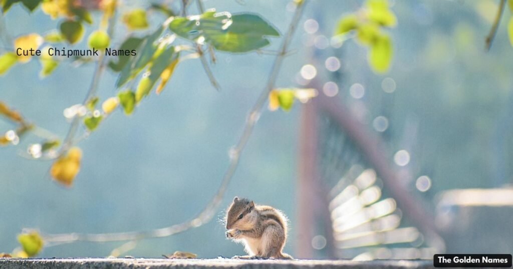 Cute Chipmunk Names
