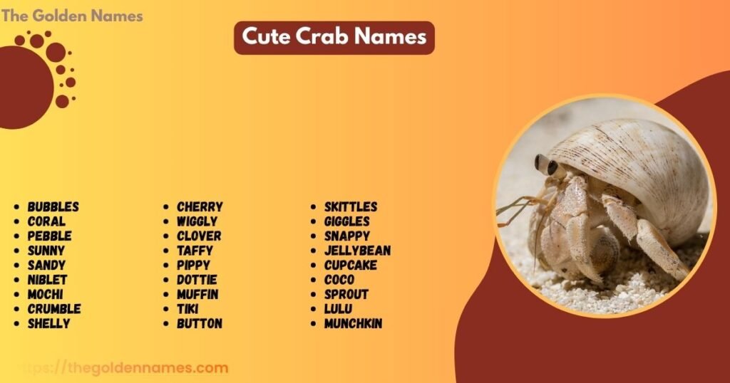 Cute Crab Names