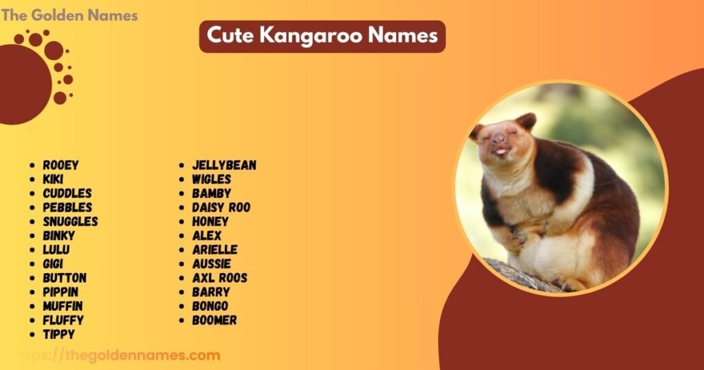 Cute Kangaroo Names