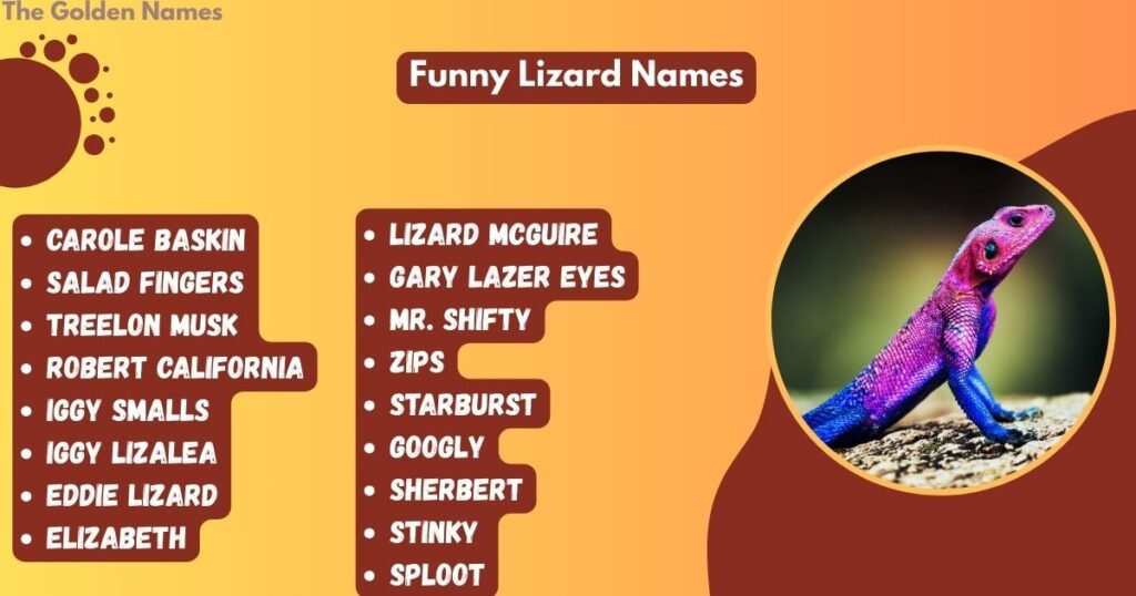 Funny Lizard Names