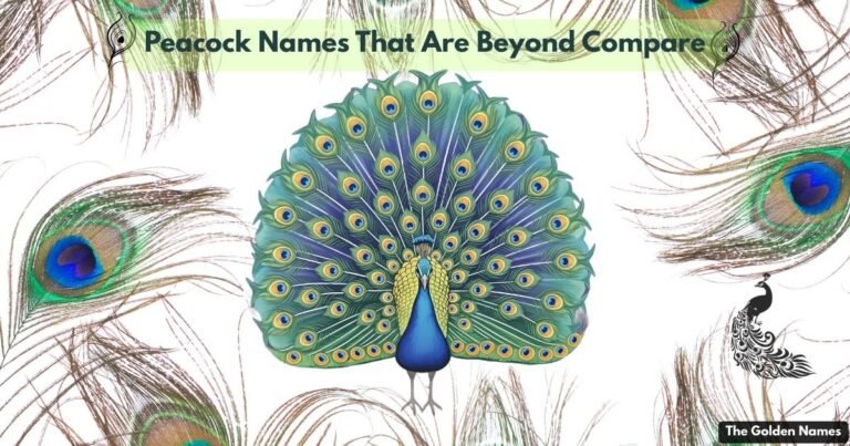 Peacock Names That Are Beyond Compare