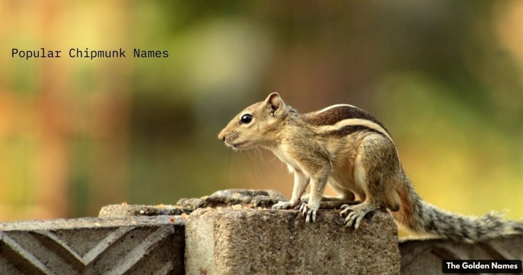 Popular Chipmunk Names