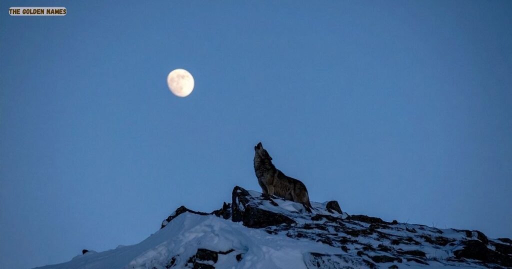 Wolf Names Inspired By The Moon and The Night Sky