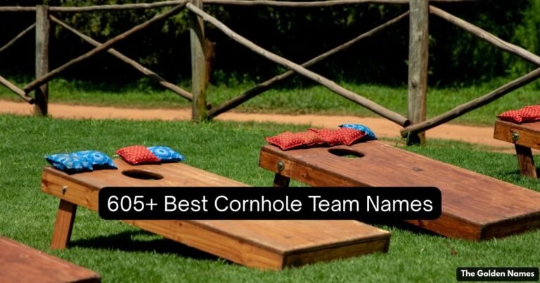 Cornhole Team Names