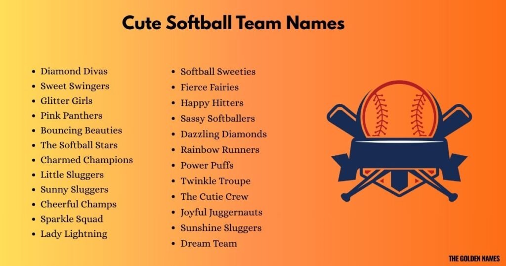 Cute Softball Team Names