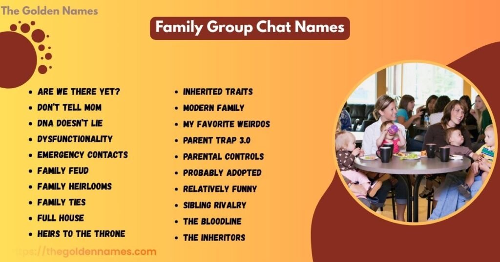 Family Group Chat Names