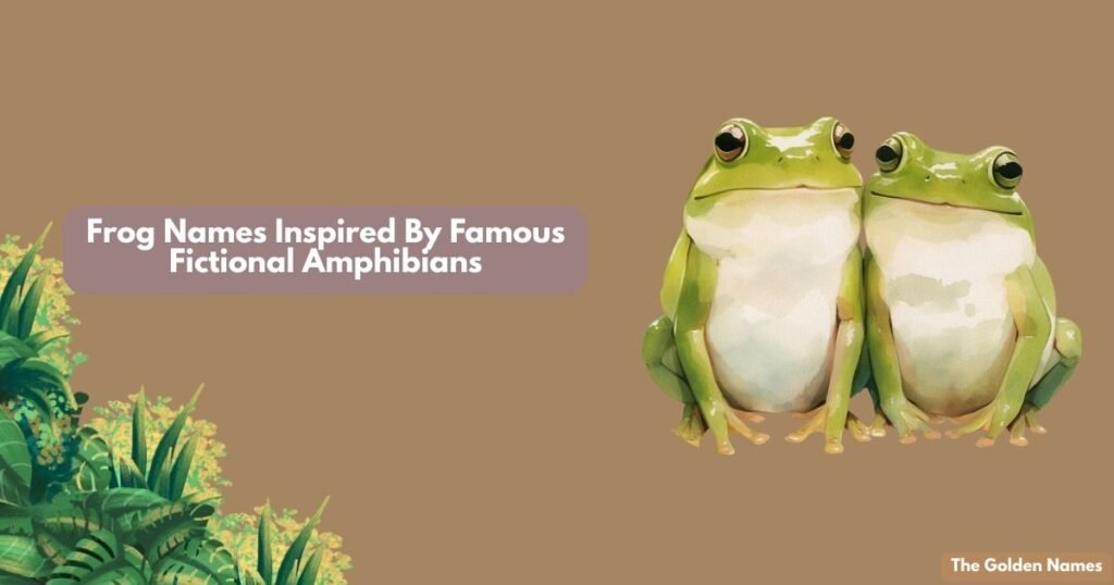 Frog Names Inspired By Famous Fictional Amphibians