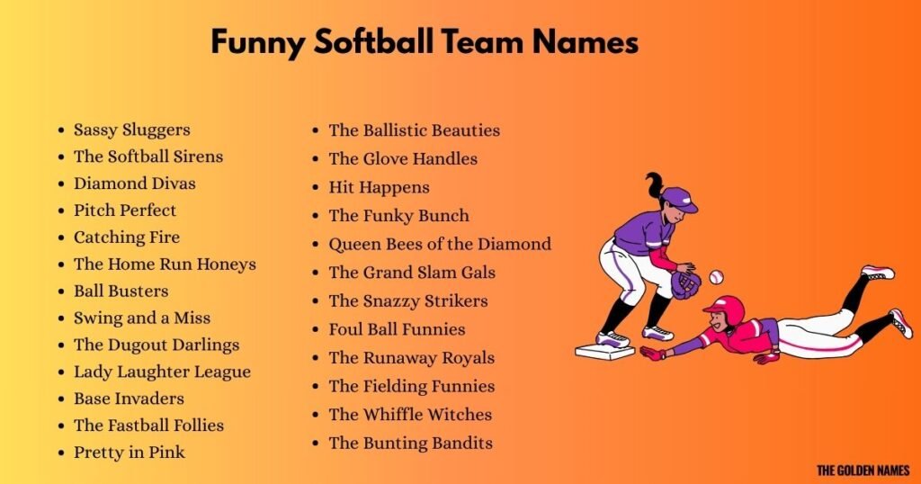 Funny Softball Team Names