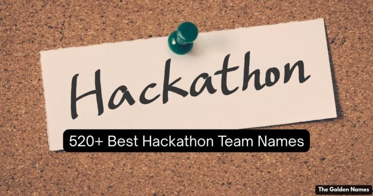 Hackathon Team Names