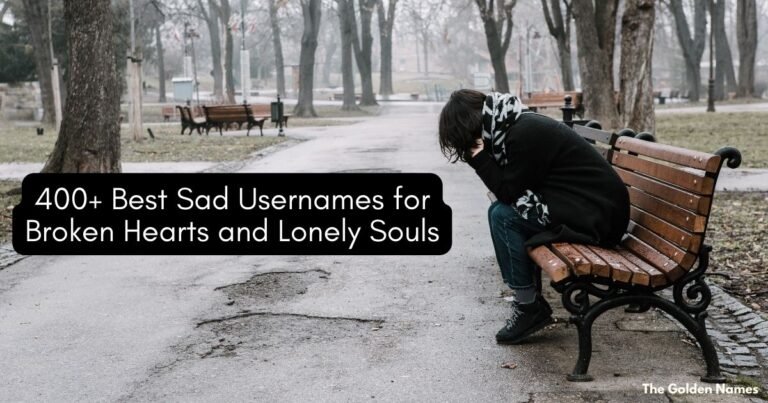 Sad Usernames
