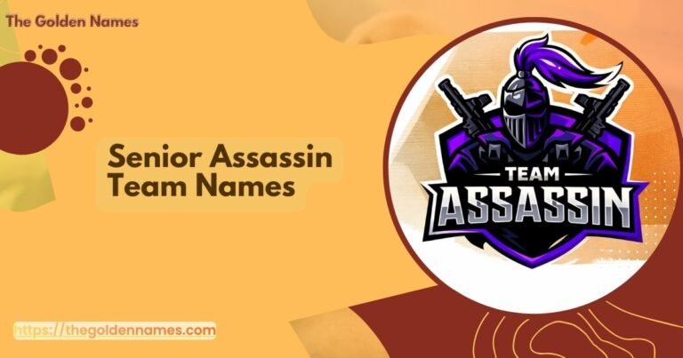 Senior Assassin Team Names