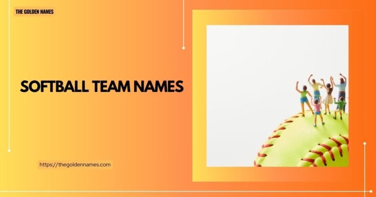 Softball Team Names