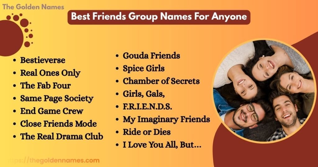 Best Friends Group Names For Anyone