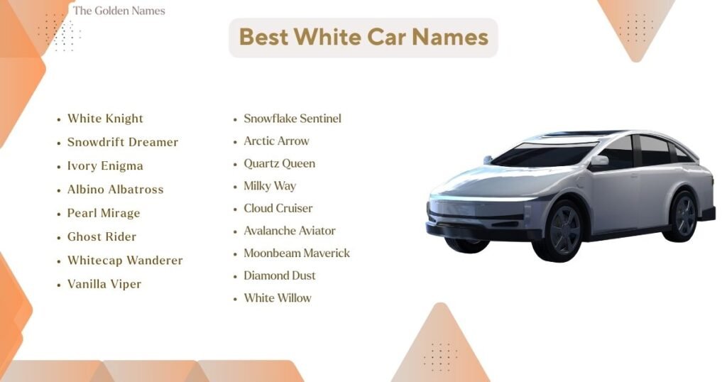 Best White Car Names