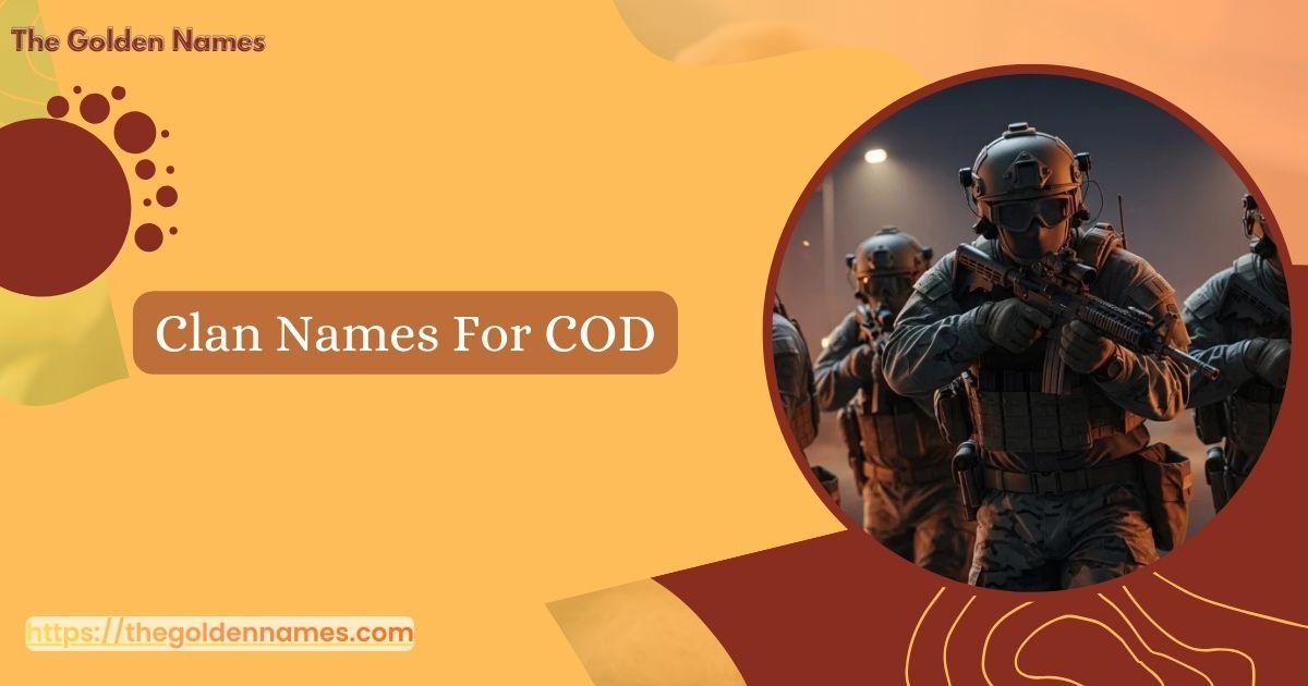 Clan Names For COD
