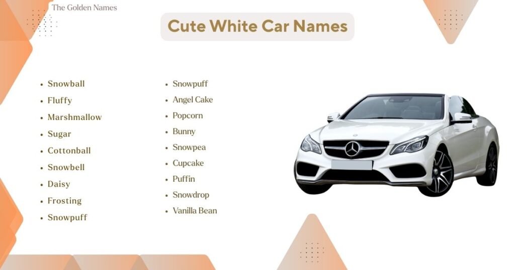 Cute White Car Names