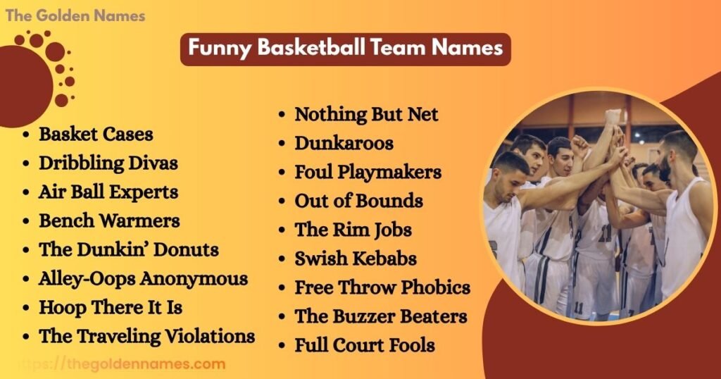 Funny Basketball Team Names