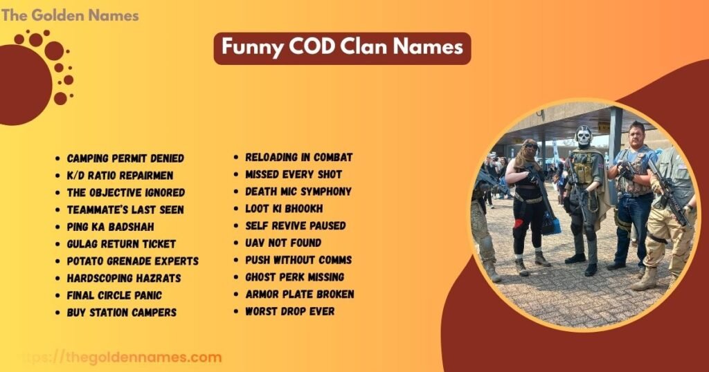 Funny COD Clan Names