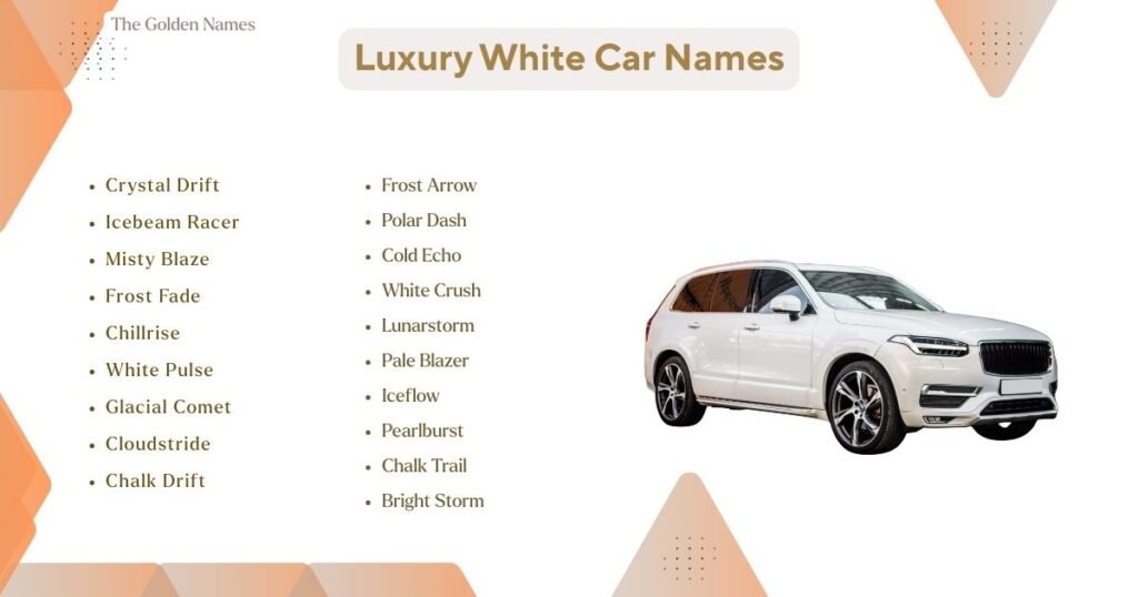 Luxury White Car Names