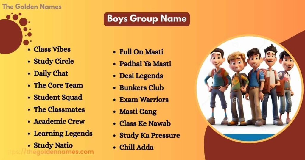 Boys Group Name