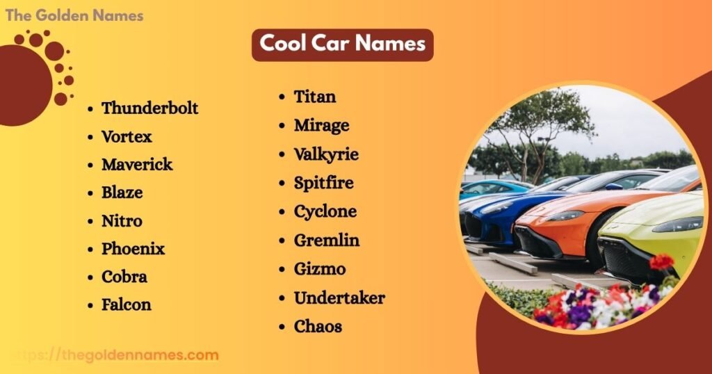 Cool Car Names