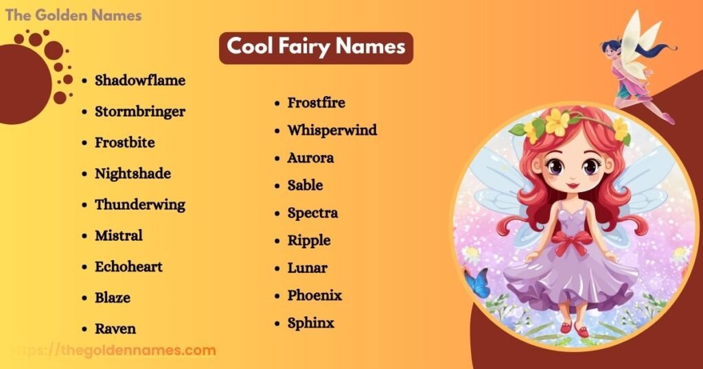 Cool Fairy Names