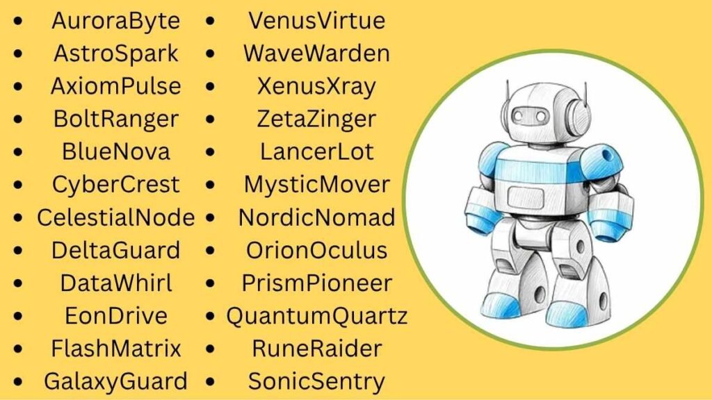 Cool Robot Names
