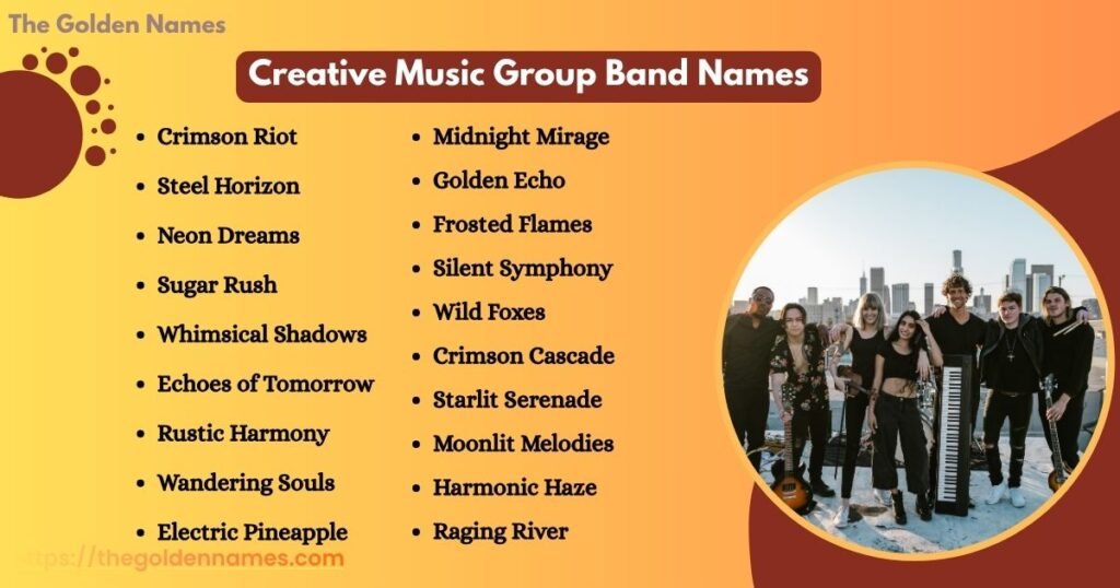 Creative Music Group Band Names