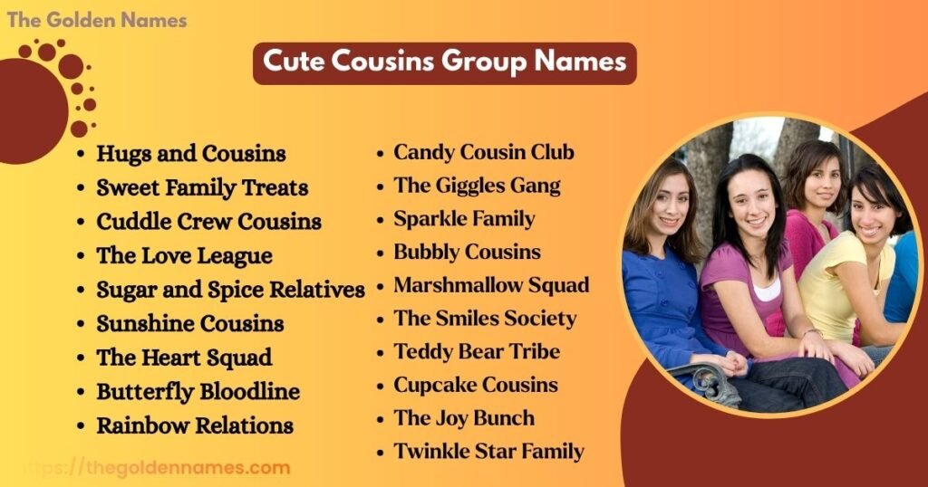 Cute Cousins Group Names