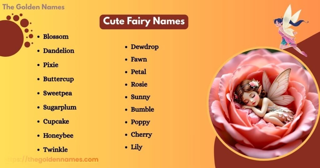Cute Fairy Names