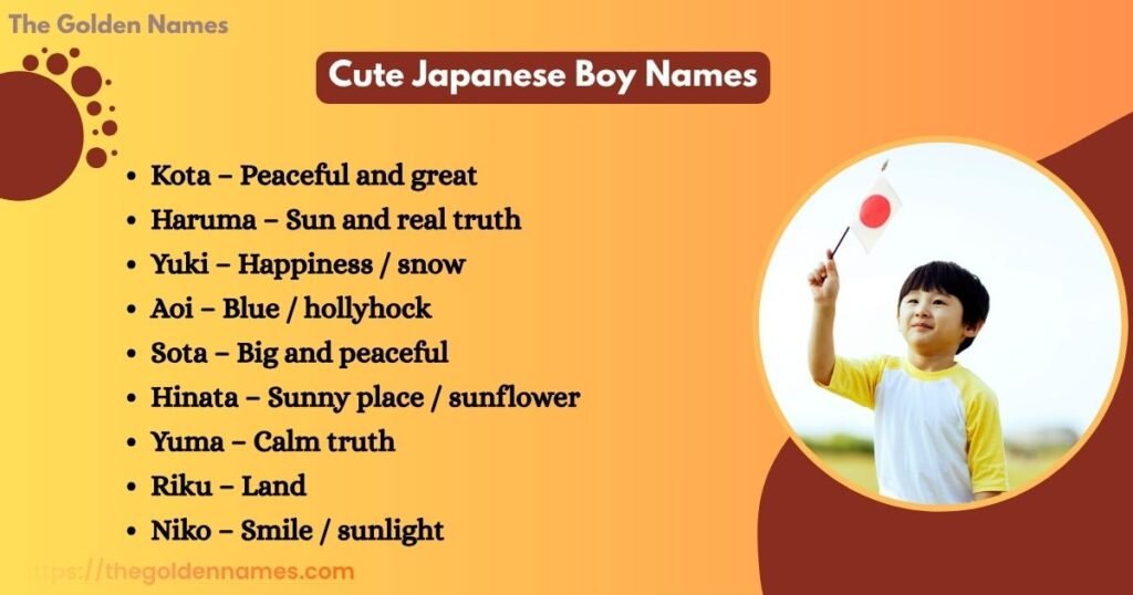 Cute Japanese Boy Names