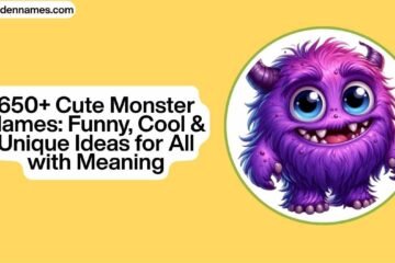 Cute Monster Names
