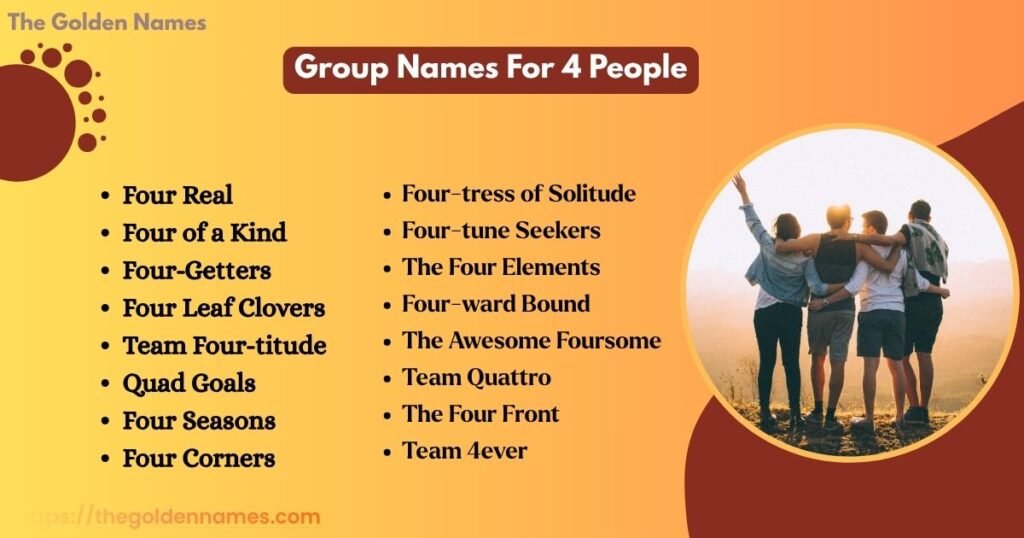 Group Names For 4 People