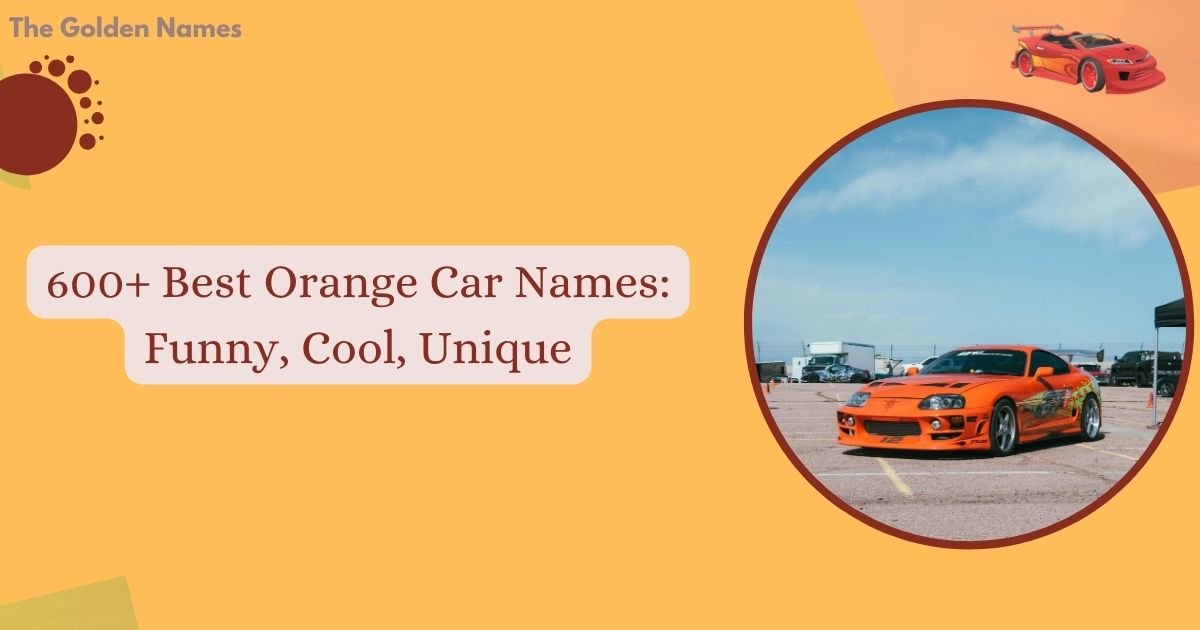 Orange Car Names