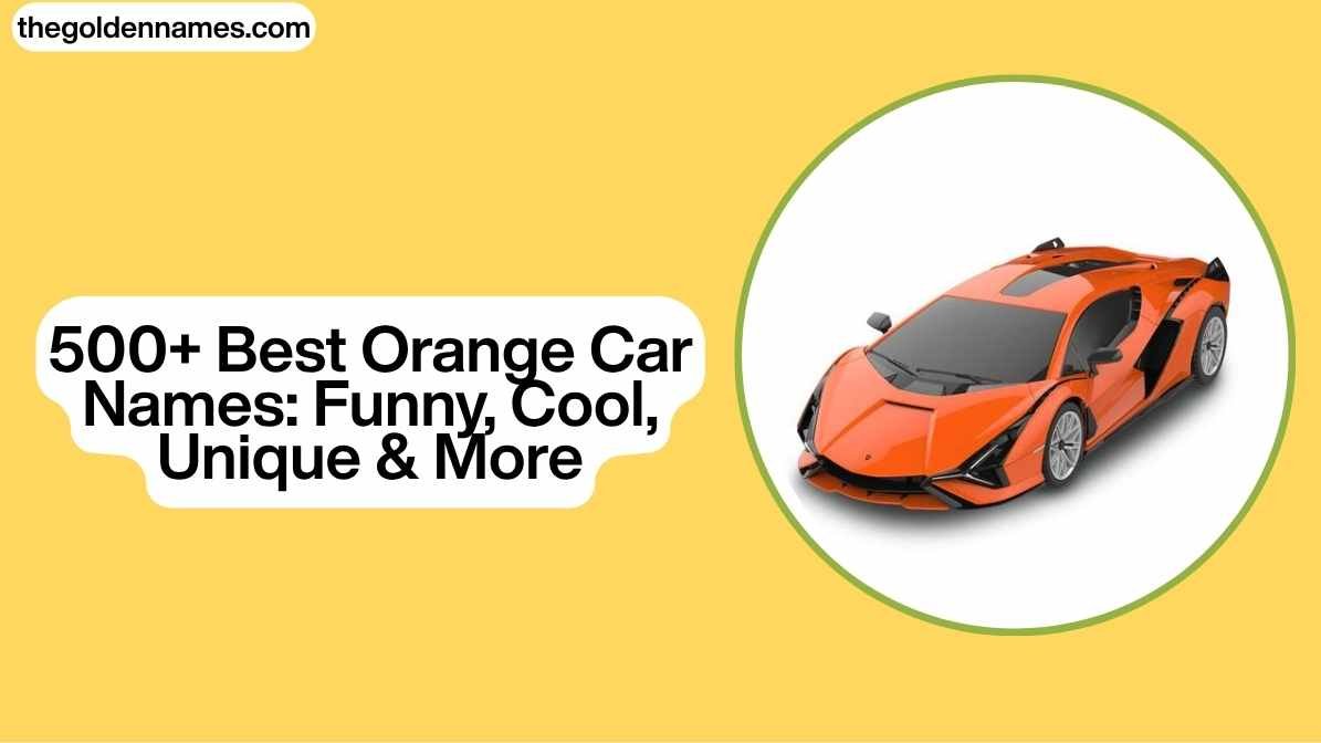 Orange Car Names