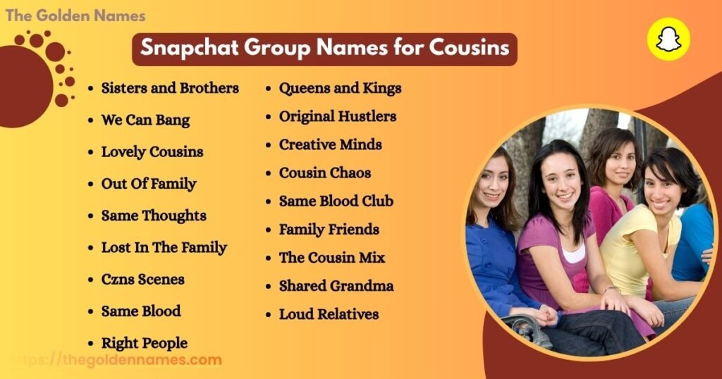 Snapchat Group Names for Cousins