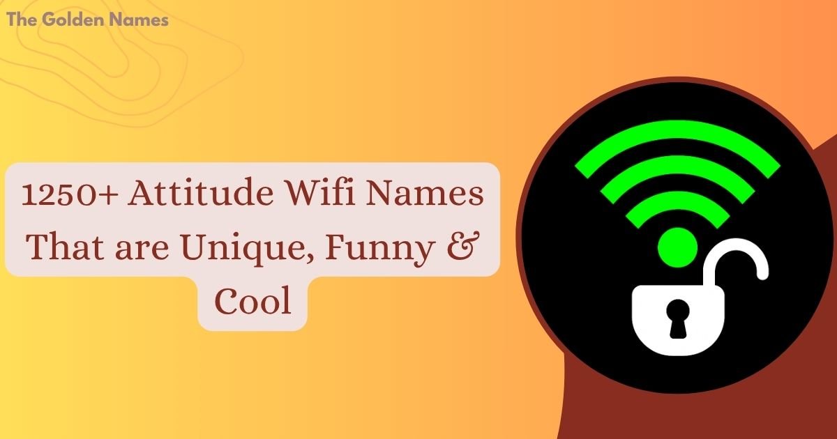 Attitude Wifi Names