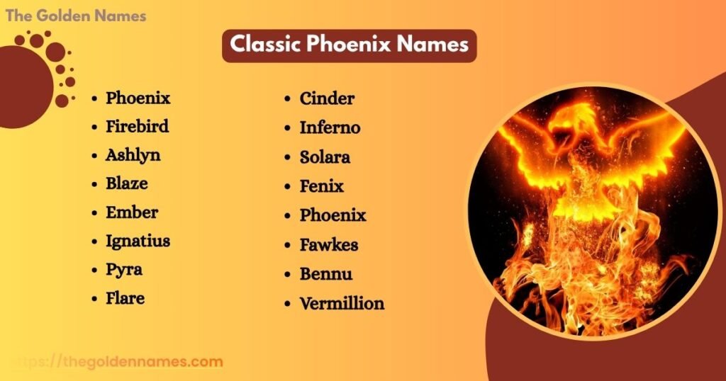Classic Phoenix Names