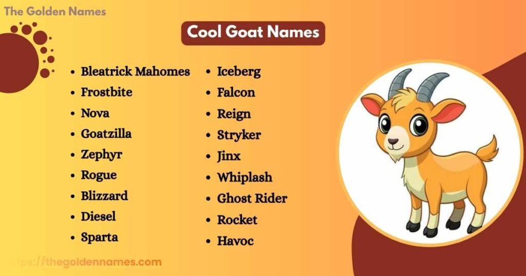 Cool Goat Names