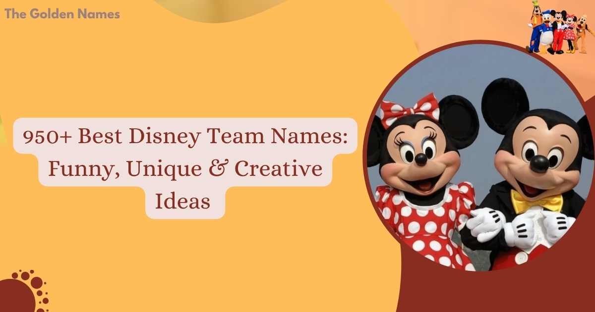 Disney Team Names