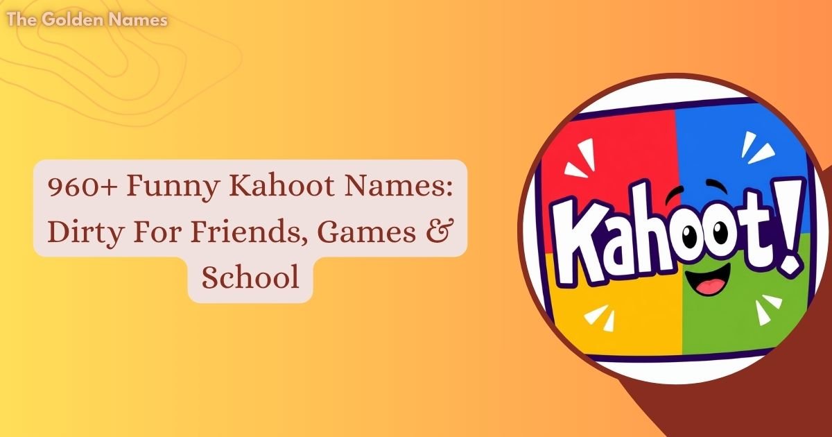 Funny Kahoot Names