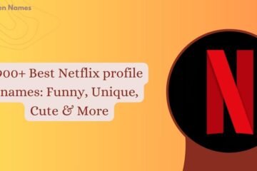 Netflix profile names