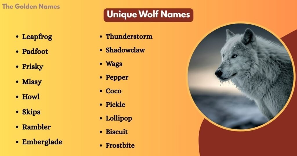 Unique Wolf Names